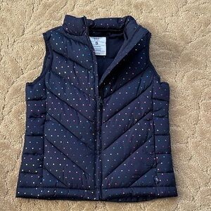 Colorful Polka Dot Puffer Vest